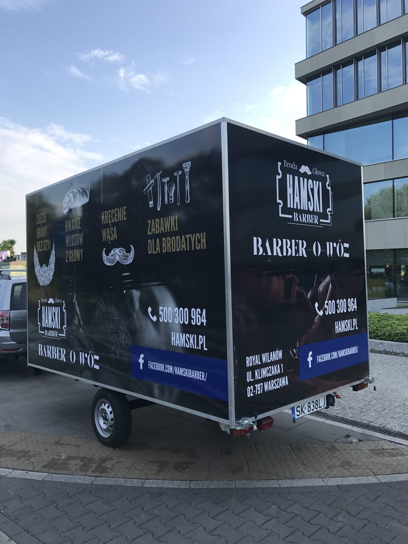 Barberowóz na evencie firmowym