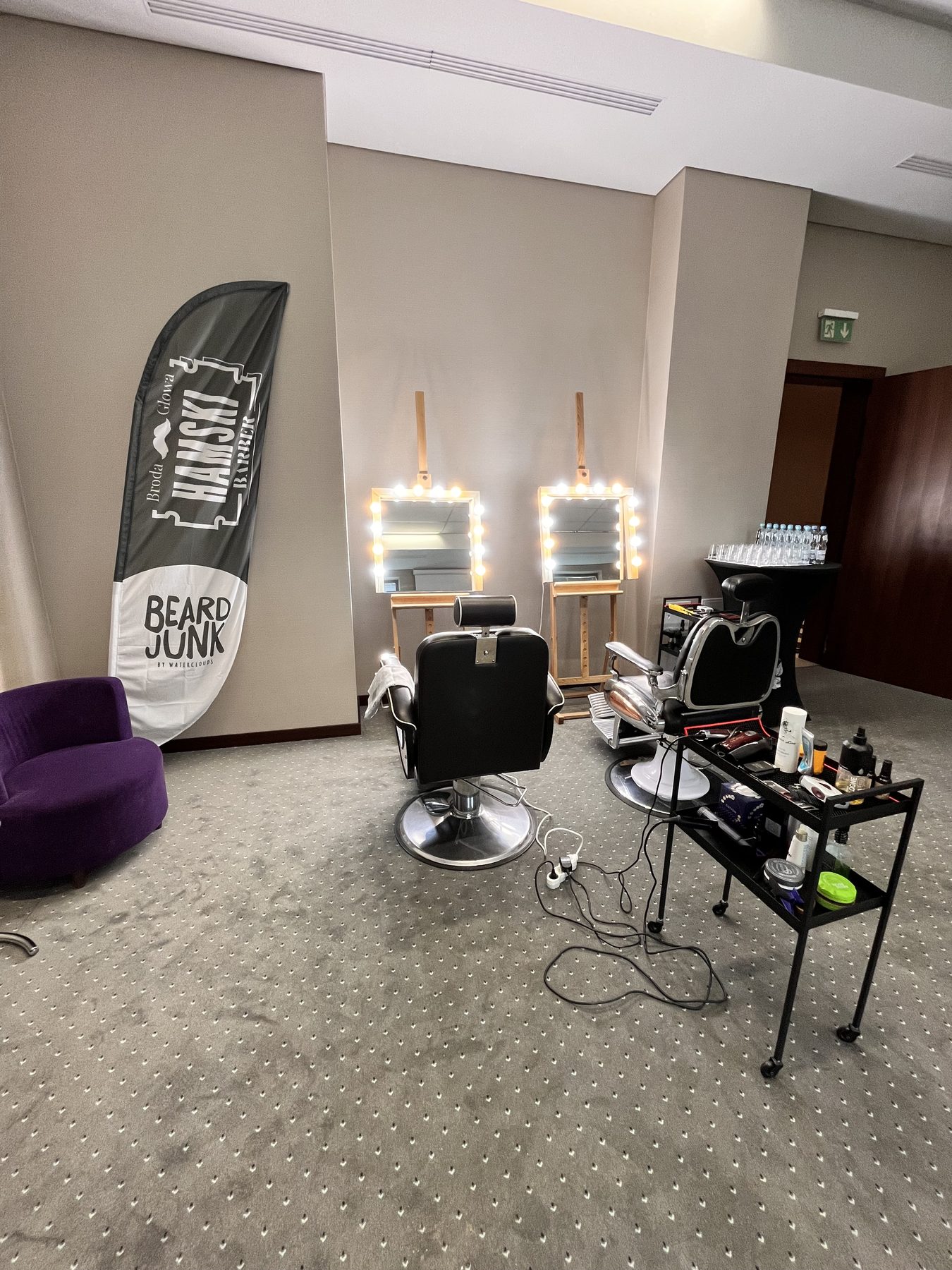 Pop-up setup — zestaw wyjazdowy